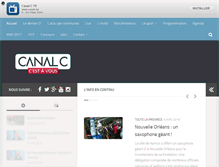 Tablet Screenshot of canalc.be